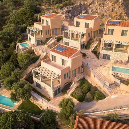 Ouzo Panoramic Houses 1, With Private Pool Plomari エクステリア 写真