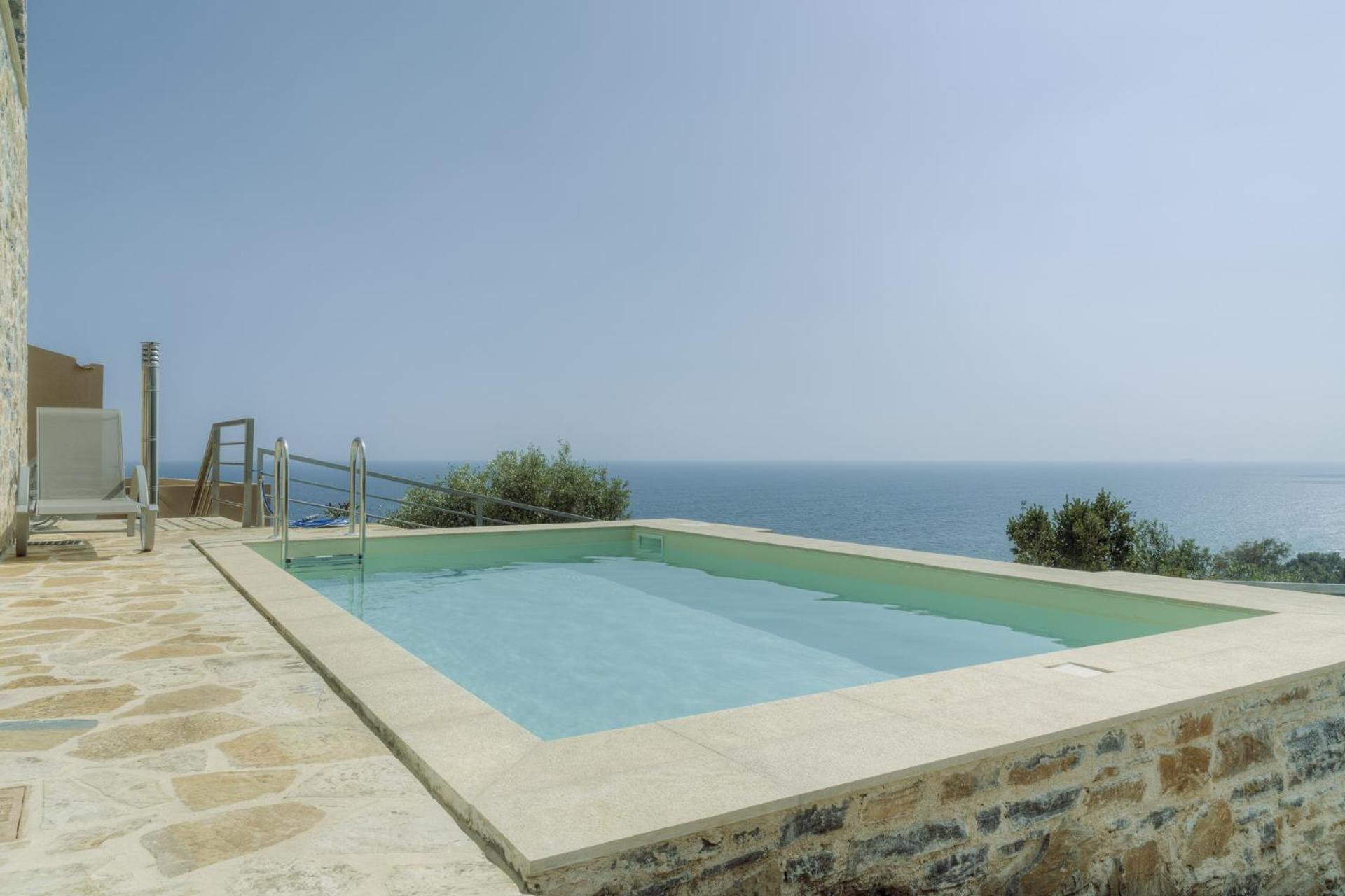 Ouzo Panoramic Houses 1, With Private Pool Plomari 部屋 写真